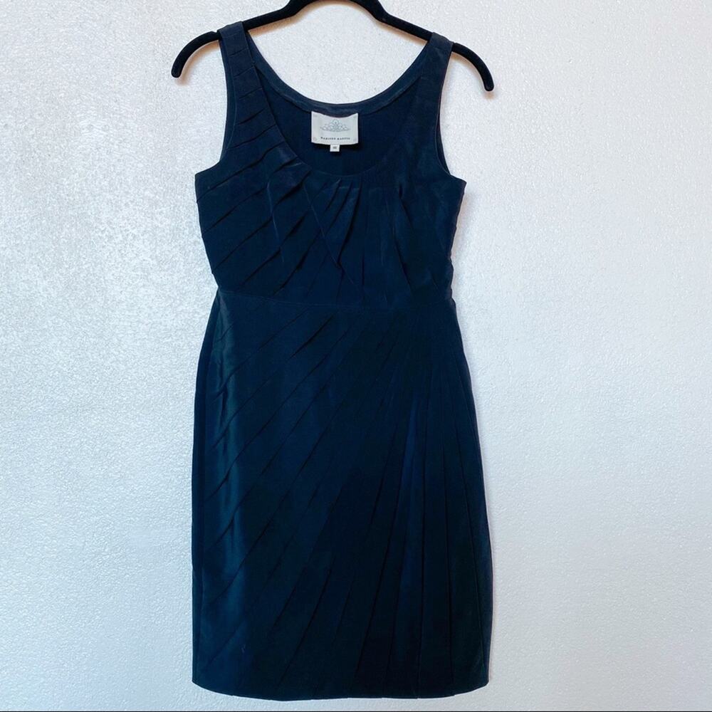 Madison Marcus Scoopneck Pleated Sheath Dress Size XS